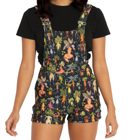 BlackMilk Pants - BlackMilk Mandrake XS short overalls NWT limited edition